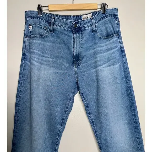 AG Adriano Goldschmied Tellis Modern Slim Jeans Men’s 36x33 Light Wash Denim